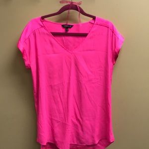 Hot pink Express shirt